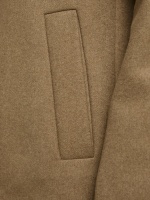 Moulder Wool Coat Khaki